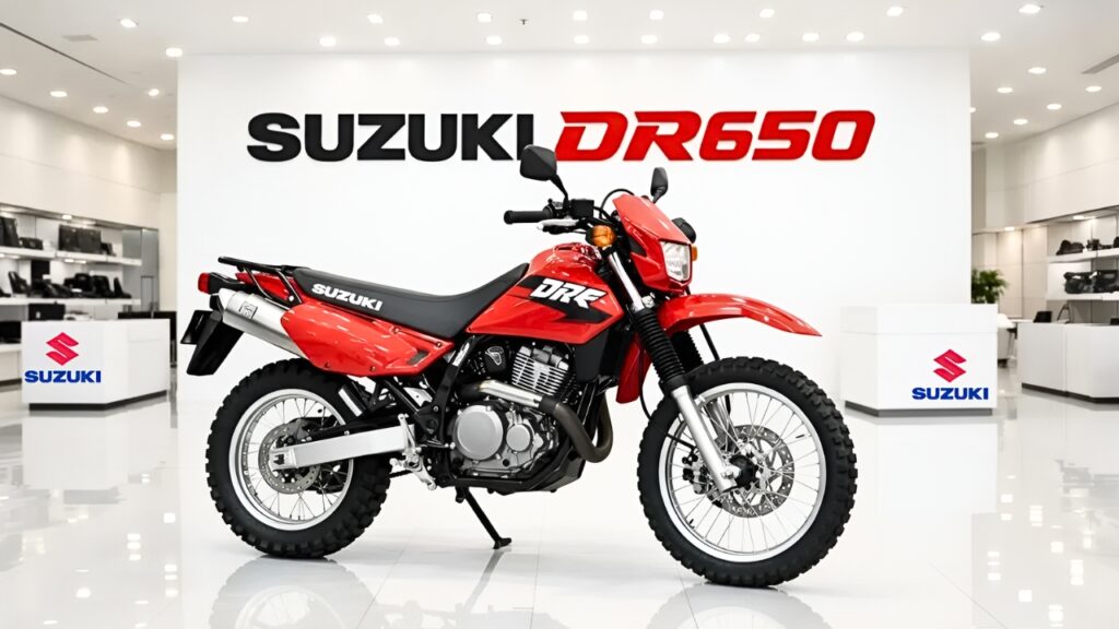 Suzuki DR650: moto doble propósito resistente y potente