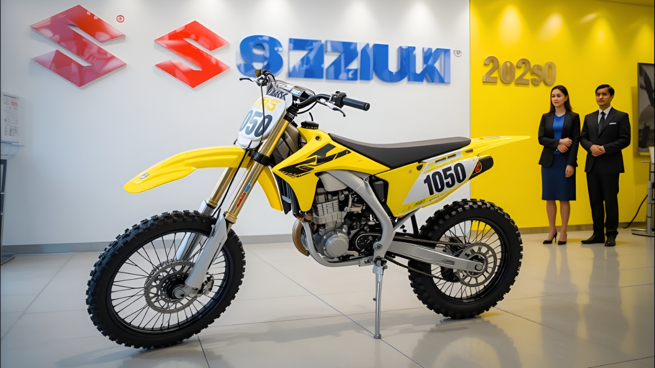 Suzuki RM-Z 1050: Moto Motocross Potente con Diseño Deportivo y Moderno