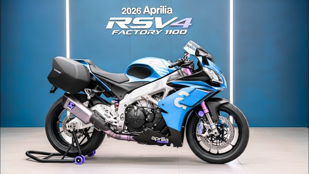 Aprilia RSV4 Factory 1100 2026: Superbike de Alto Rendimiento con Diseño Deportivo Premium