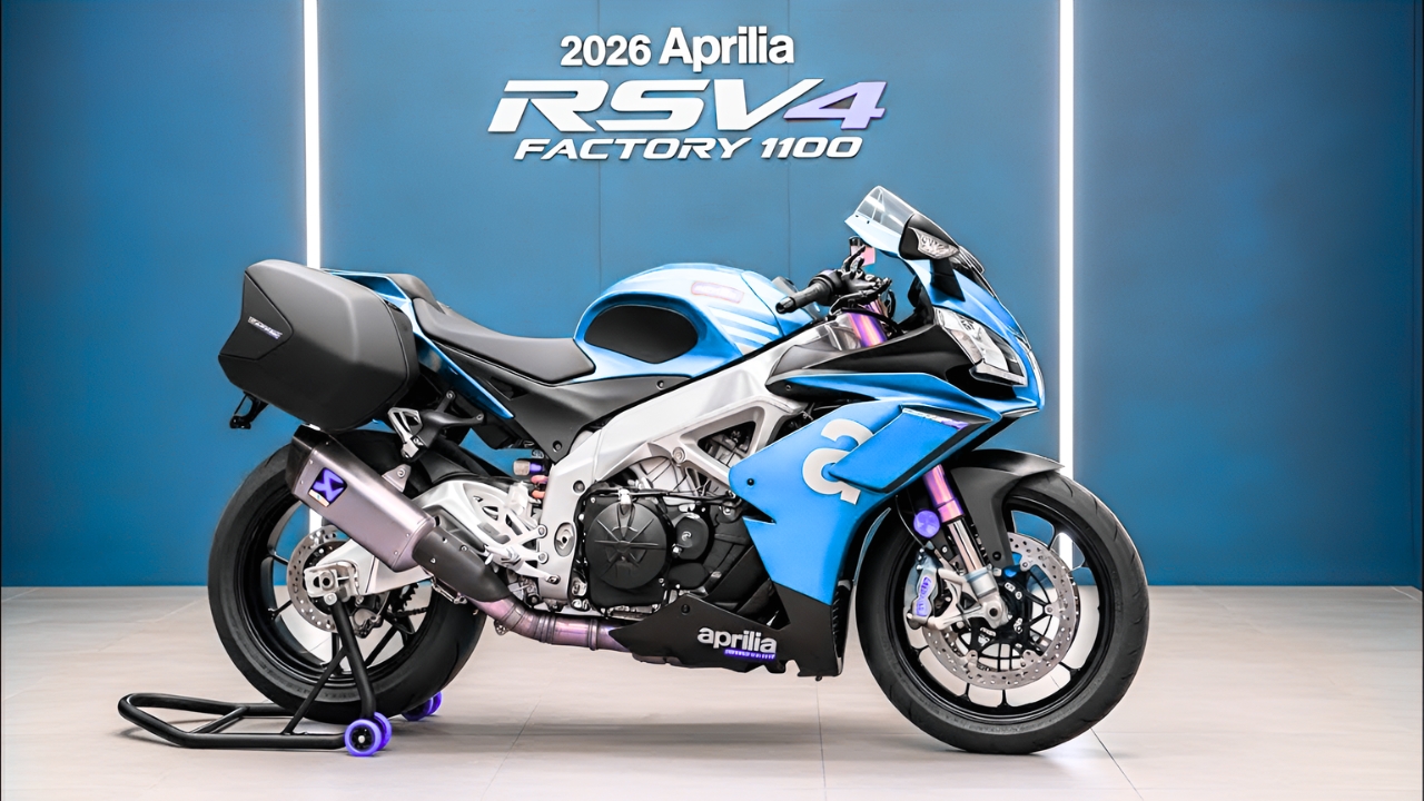 Aprilia RSV4 Factory 1100 2026: Superbike de Alto Rendimiento con Diseño Deportivo Premium